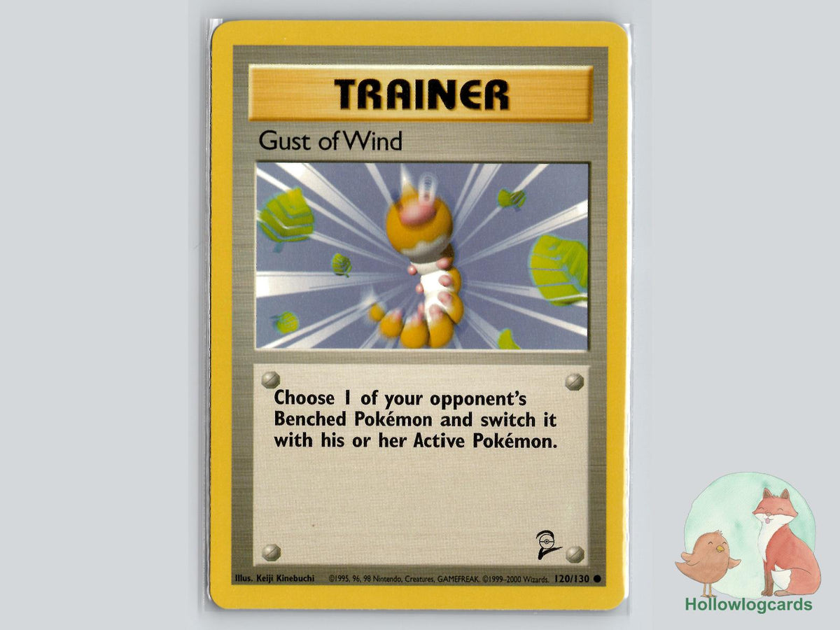 Gust of Wind (120/130) - Base Set 2 Pokémon Card
