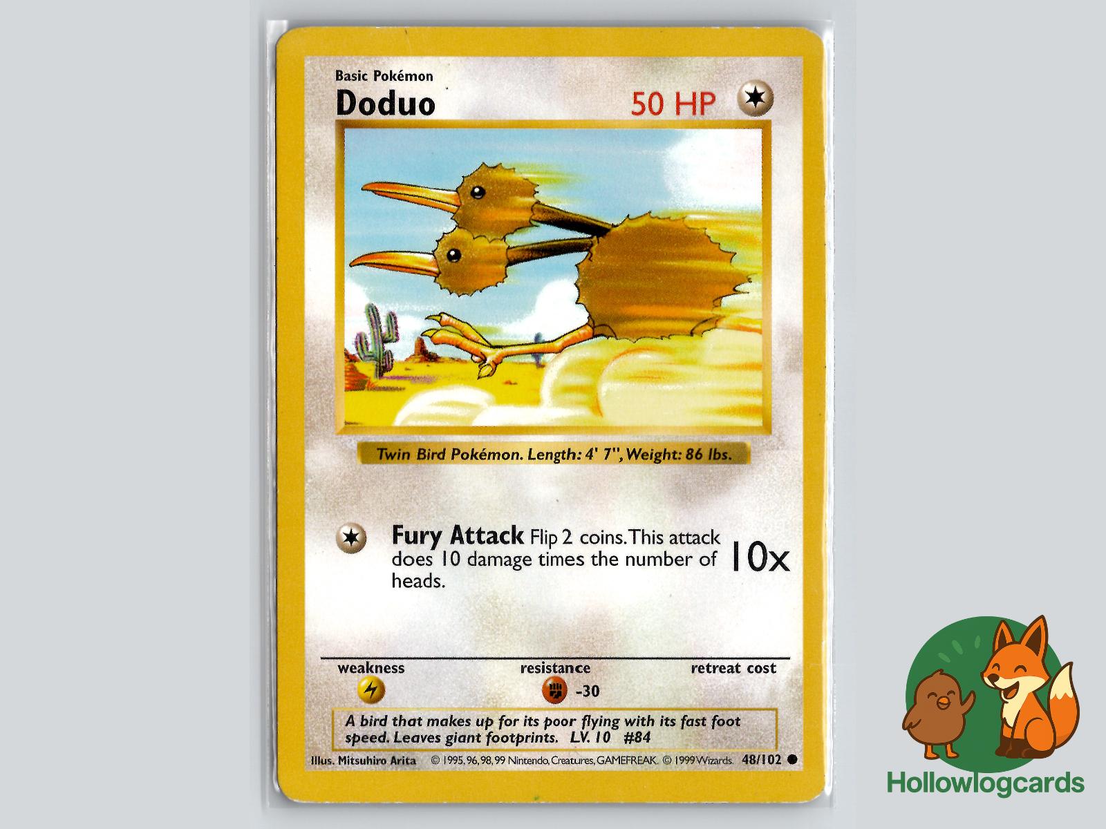 Doduo (48/102) - Base Pokémon Card