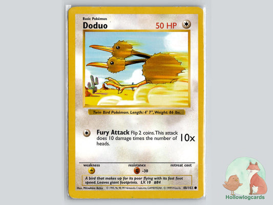 Doduo (48/102) - Base Pokémon Card