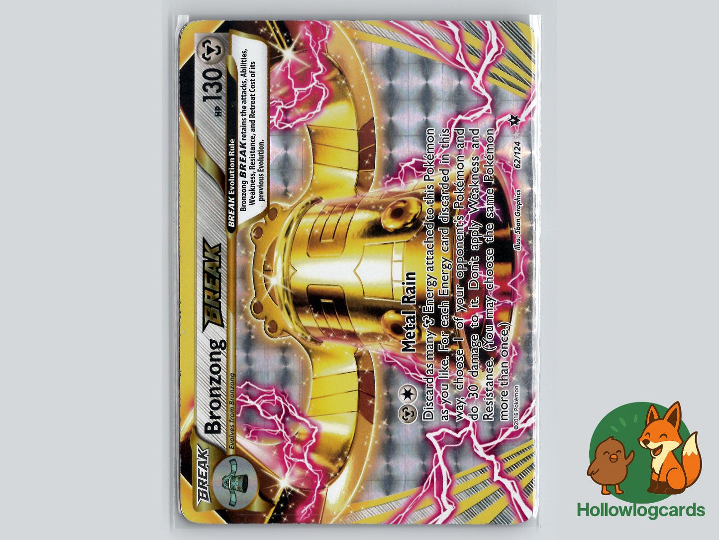 Bronzong BREAK (62/124) - Fates Collide Pokémon Card