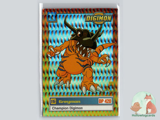 Greymon (19/34) 1999 Upper Deck Digimon card