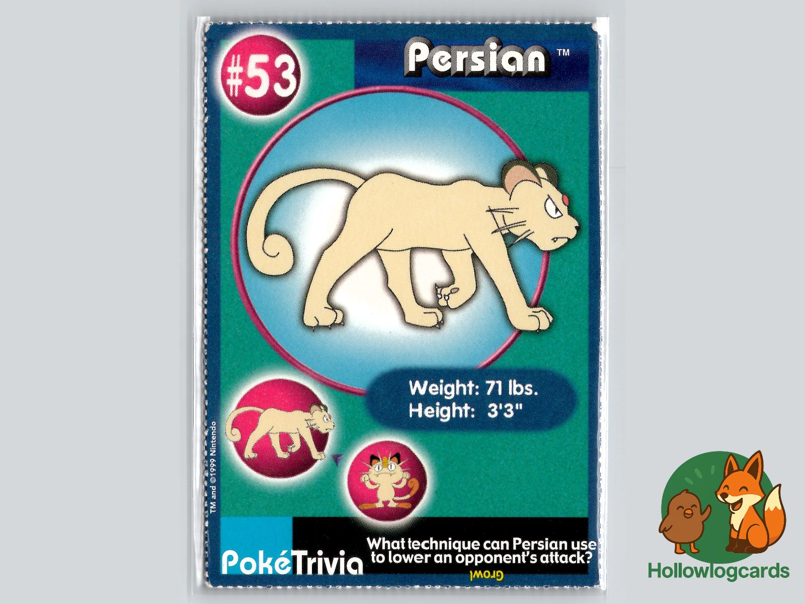 Persian (53) Pokémon Card
