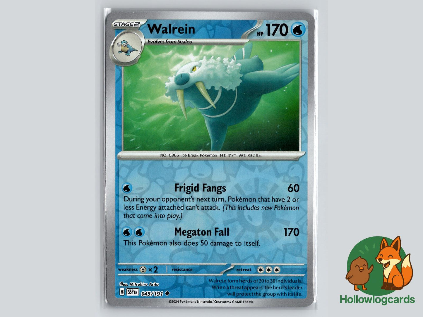 Walrein (045/191) - Surging Sparks Pokémon Card
