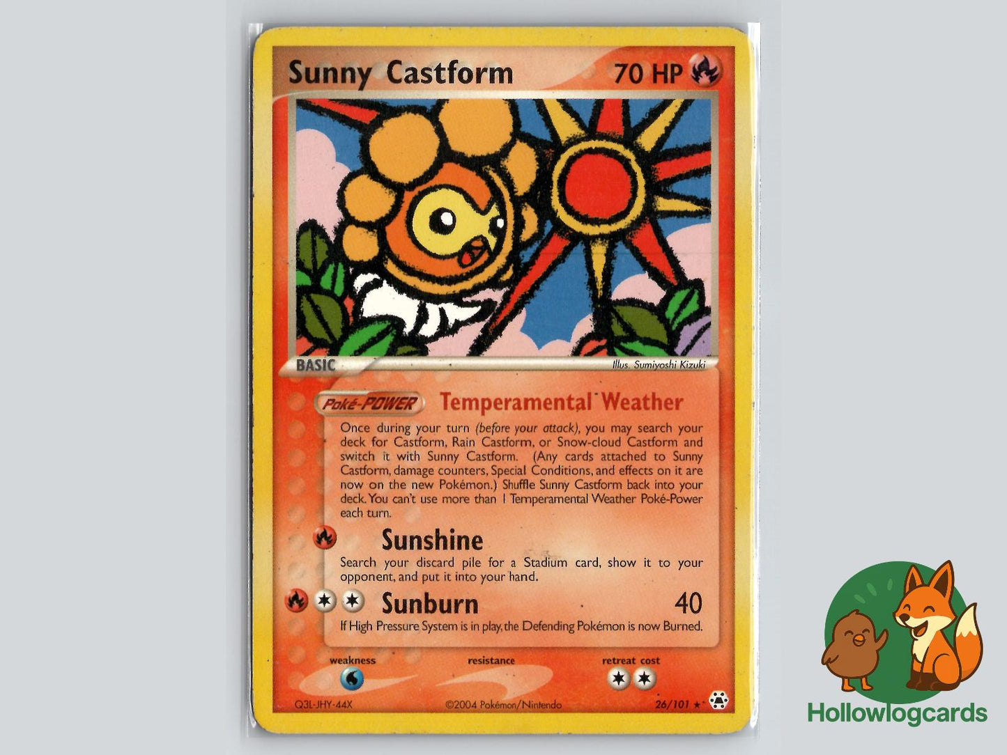 Sunny Castform (26/101) - Hidden Legends Pokémon Card