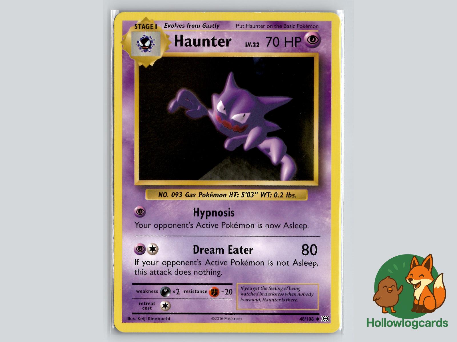 Haunter (48/108) - Evolutions Pokémon Card