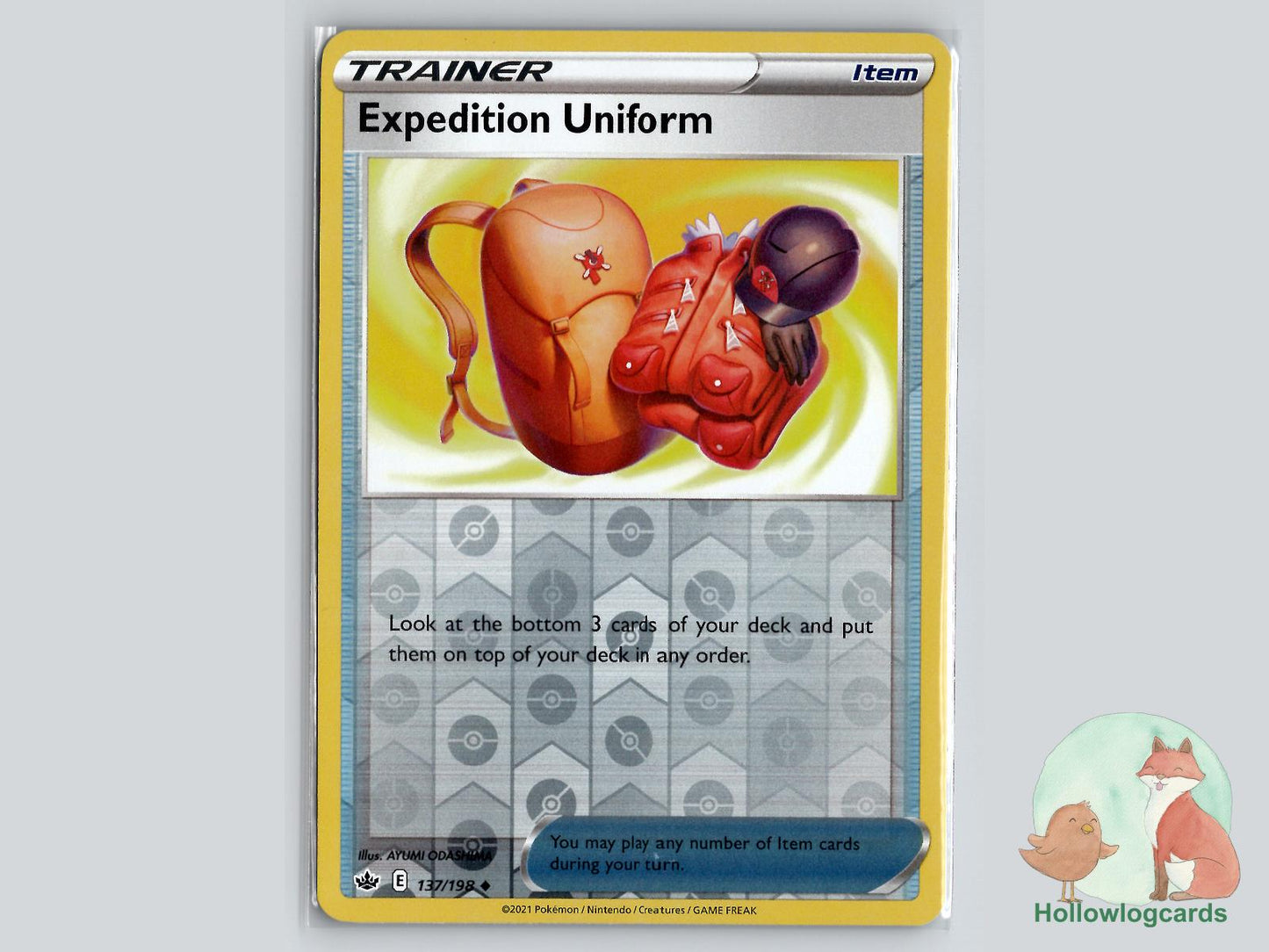 Expedition Uniform (137/198) - Chilling Reign Pokémon Card