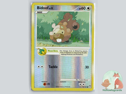 Bidoof (73/123) - Mysterious Treasures Pokémon Card