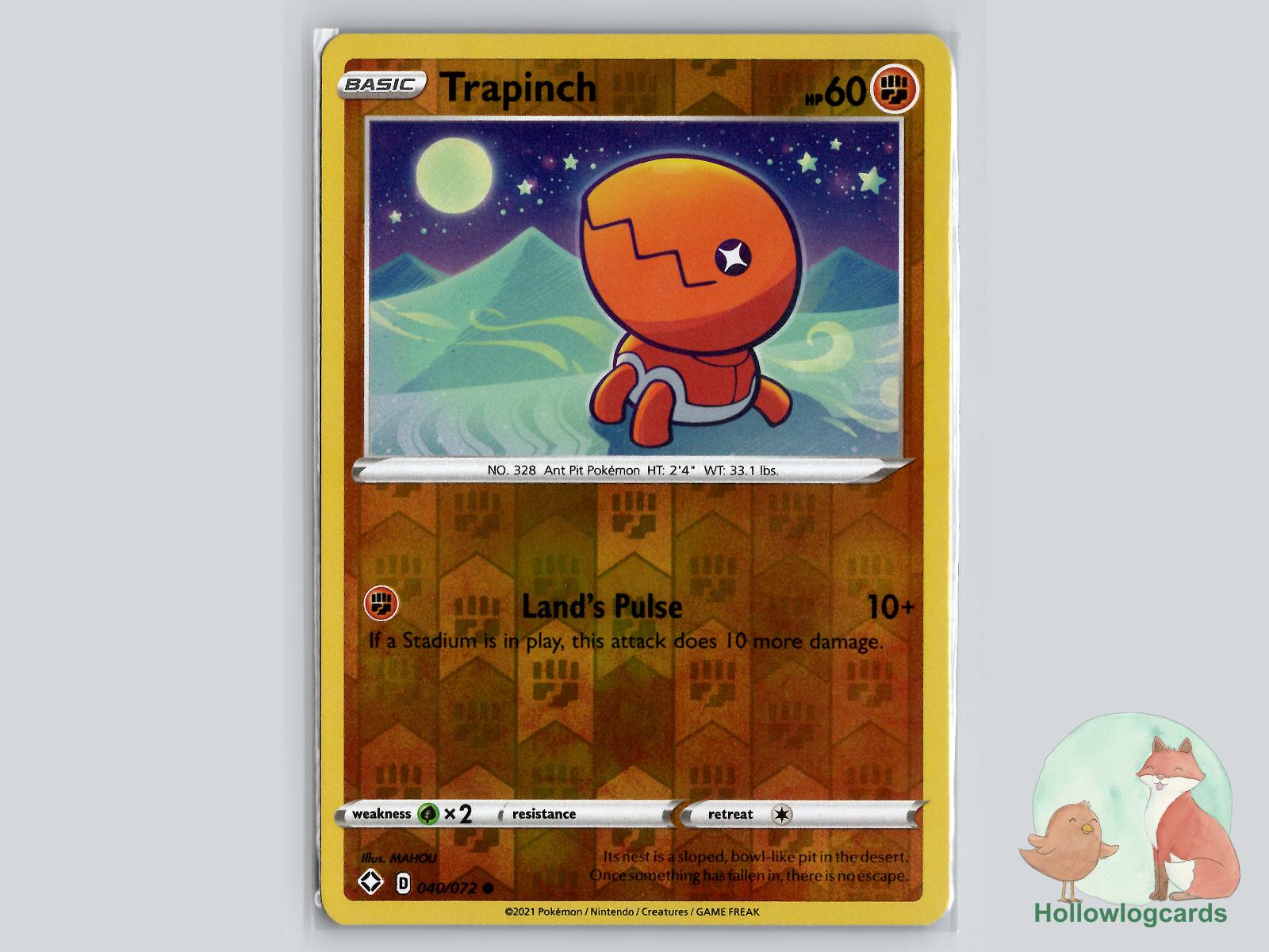 Trapinch (040/072) - Shining Fates Pokémon Card