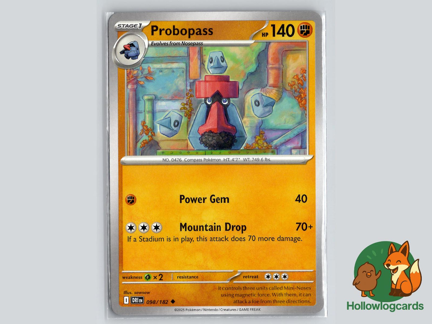 Probopass (098/182) - Destined Rivals Pokémon Card