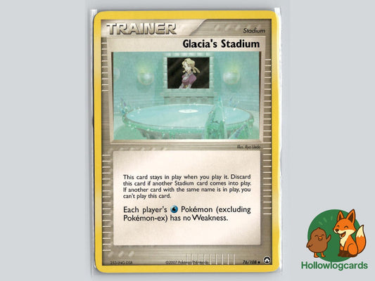 Glacia's Stadium (76/108) - Power Keepers Pokémon Card