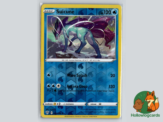Suicune (037/189) - Darkness Ablaze Pokémon Card