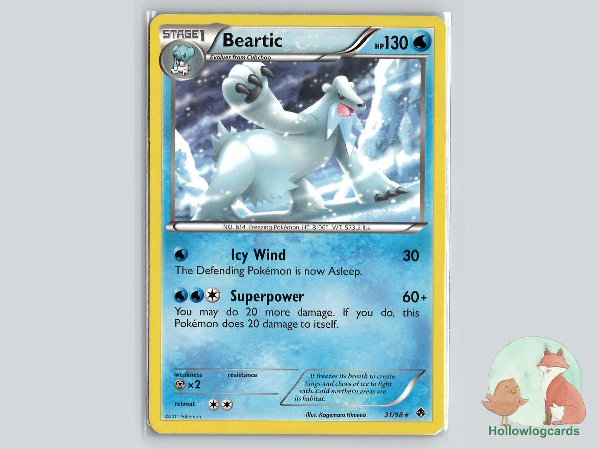 Beartic (31/98) - Emerging Powers Pokémon Card