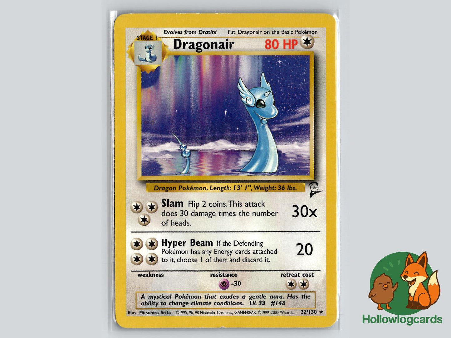 Dragonair (22/130) - Base Set 2 Pokémon Card