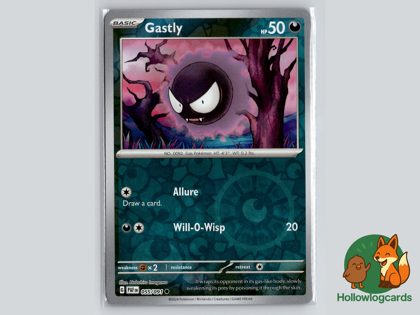 Image of Gastly Paldean Fates (PAF) #055