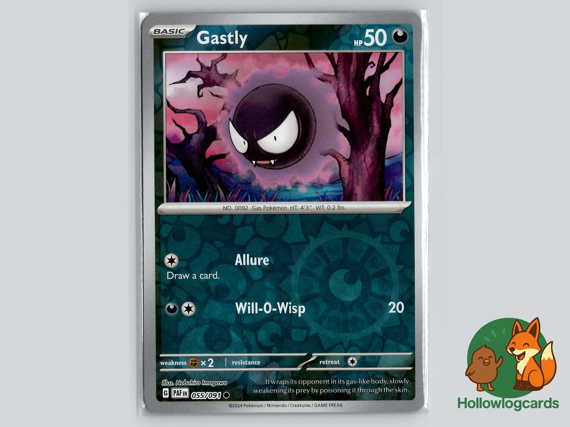 Image of Gastly Paldean Fates (PAF) #055