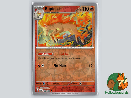 Image of Rapidash Destined Rivals (DRI) #030