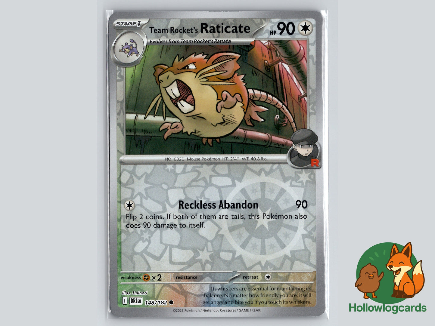 Image of Team Rockets Raticate Destined Rivals (DRI) #148