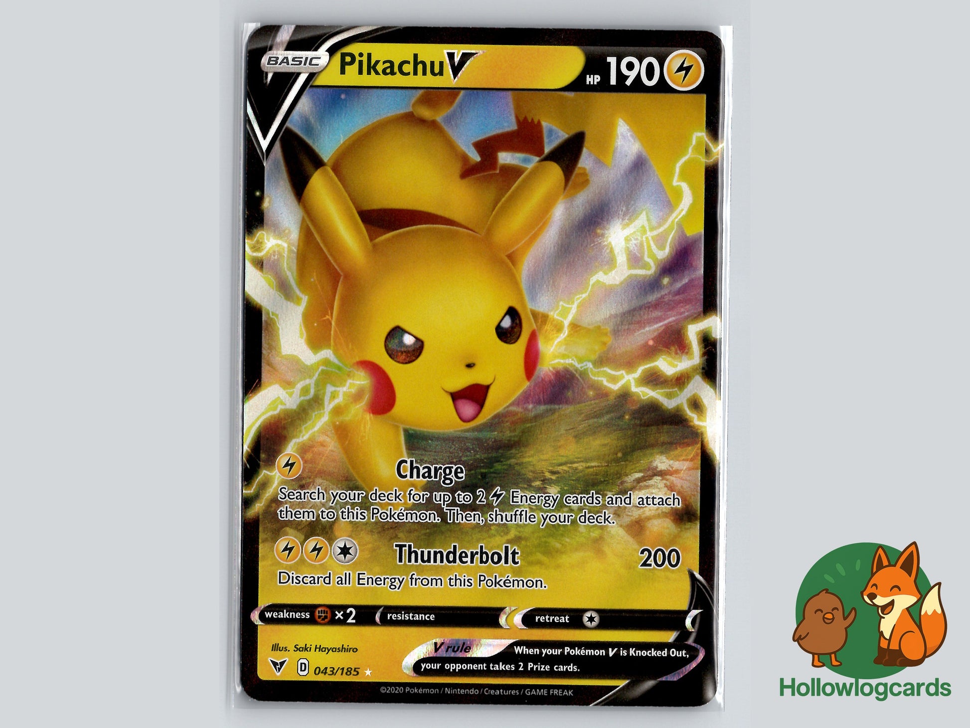 Image of Pikachu V Vivid Voltage (VIV) #043