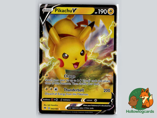 Image of Pikachu V Vivid Voltage (VIV) #043