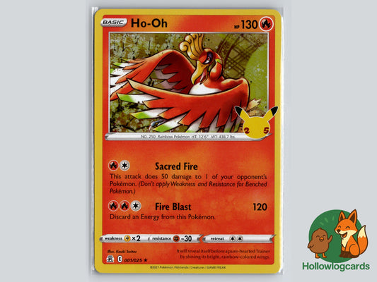 Image of Ho-Oh Celebrations (CEL) #001