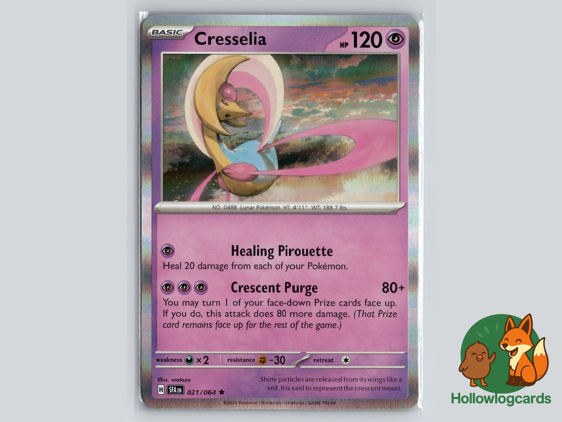 Image of Cresselia Shrouded Fable (SFA) #021