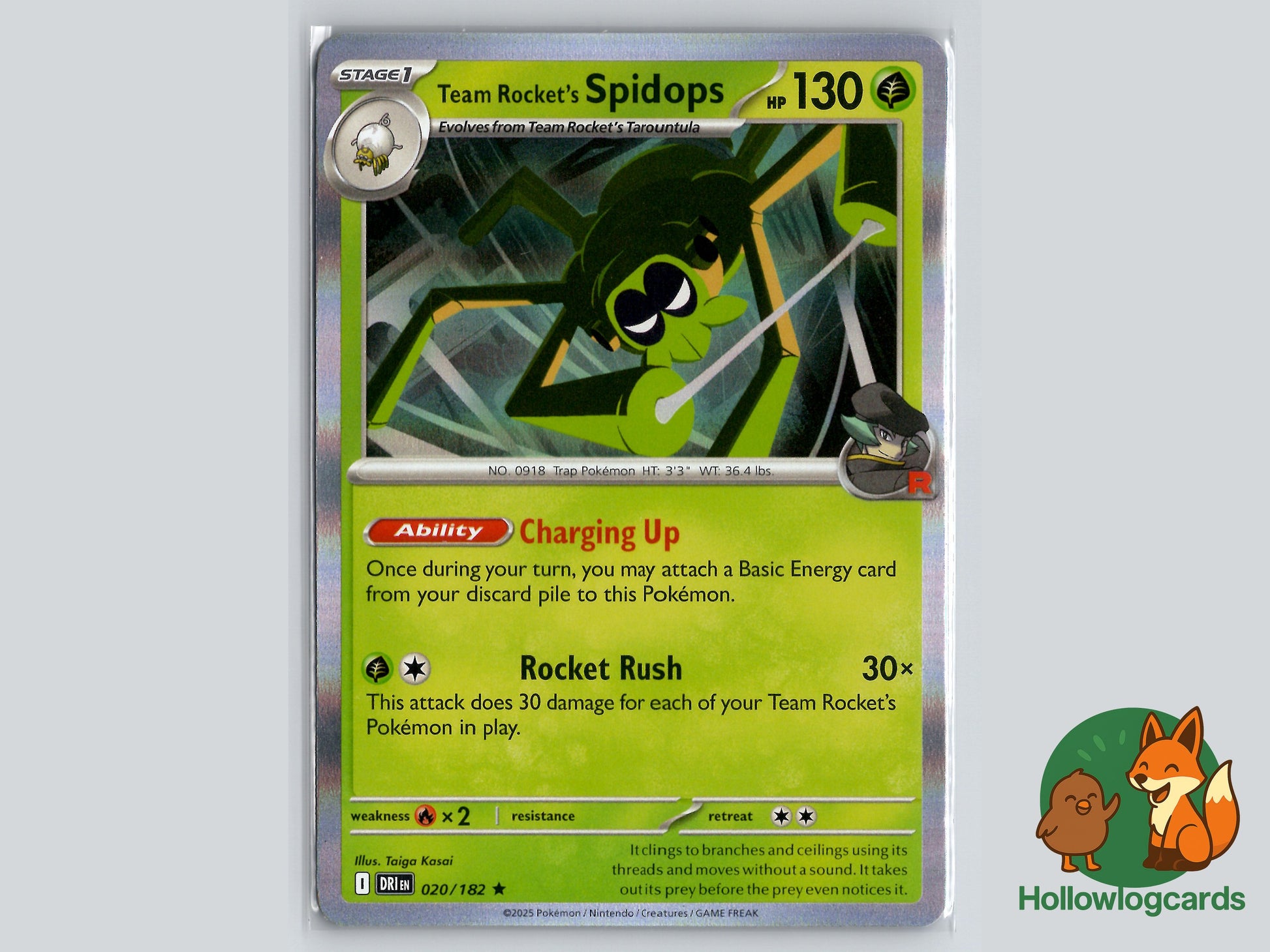 Image of Team Rockets Spidops Destined Rivals (DRI) #020