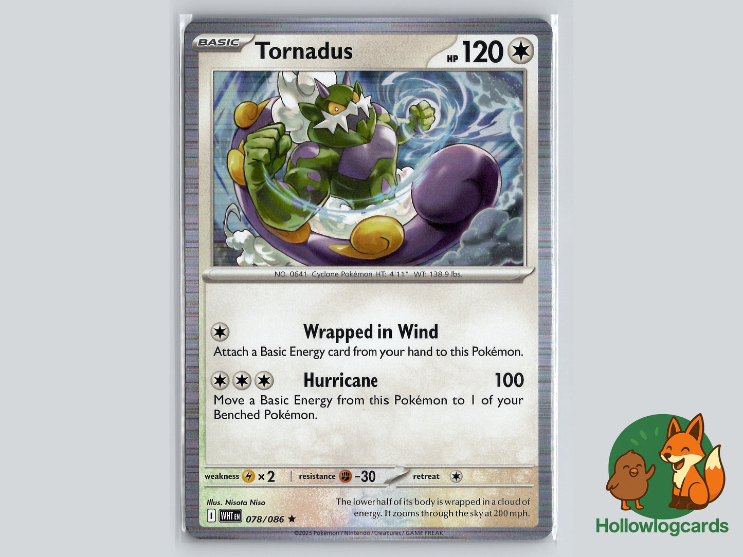 Image of Tornadus White Flare (WHT) #78