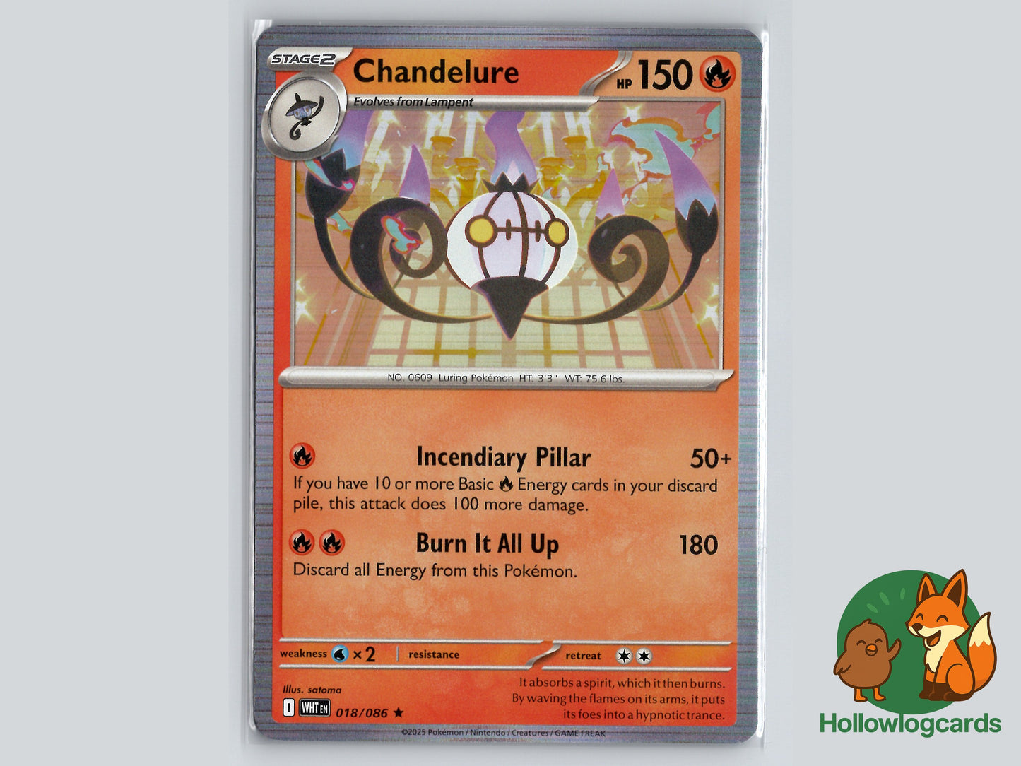 Image of Chandelure White Flare (WHT) #18