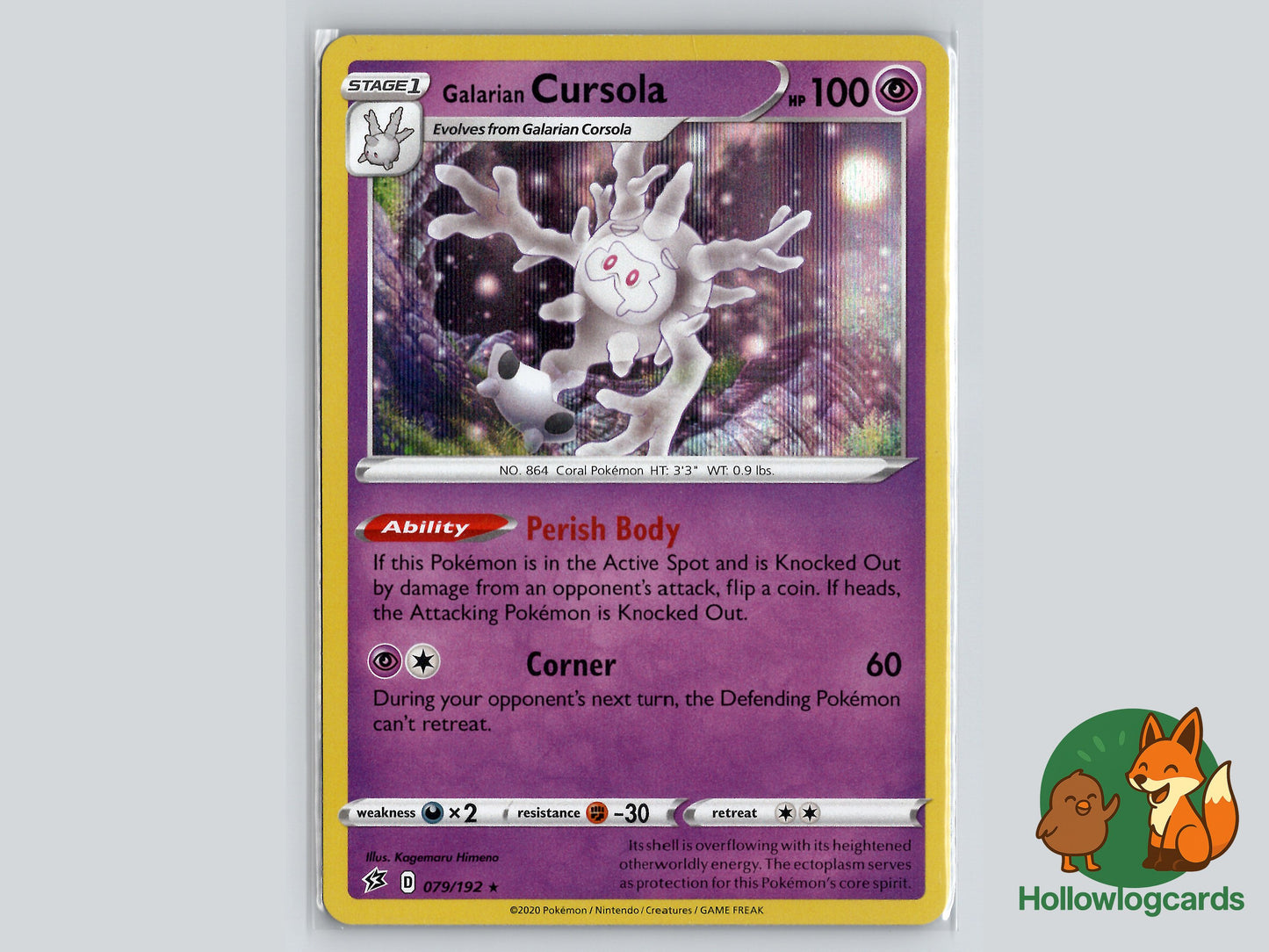 Image of Galarian Cursola Rebel Clash (RCL) #079