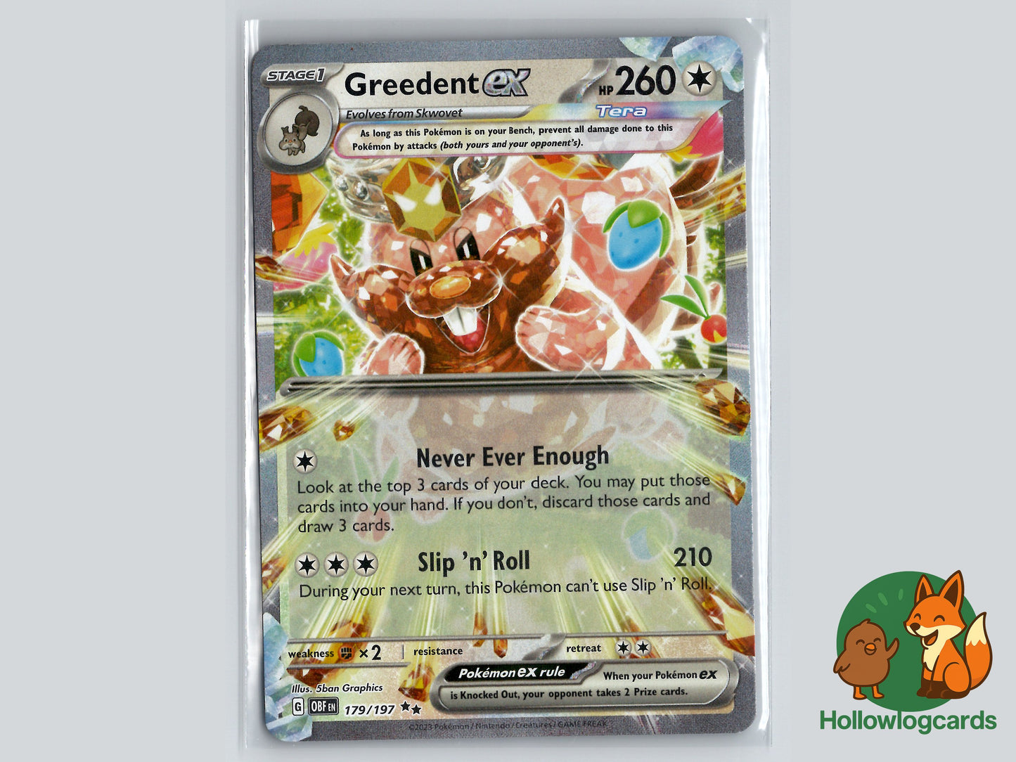 Image of Greedent ex Obsidian Flames (OBF) #179