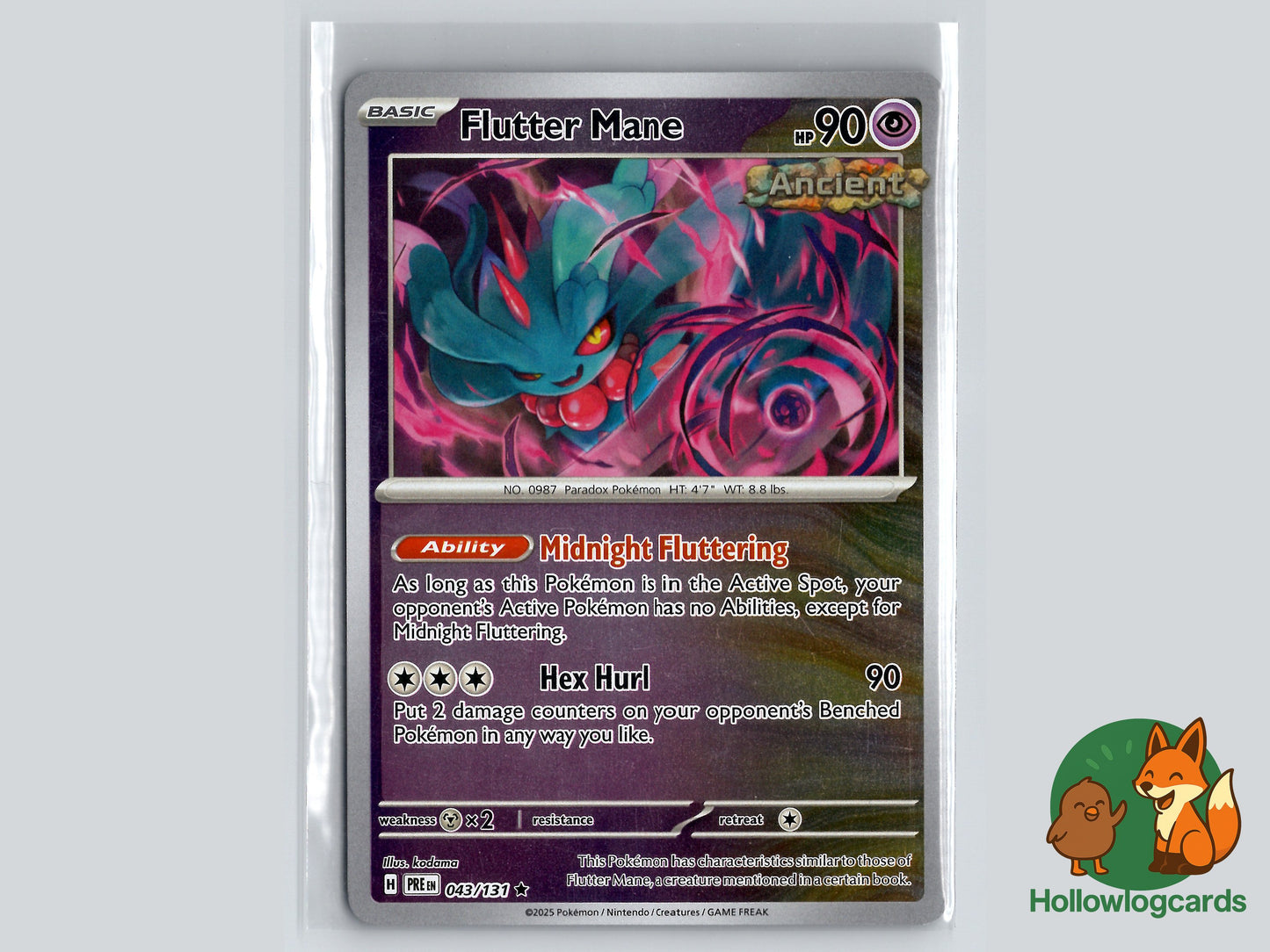 Image of Flutter Mane Prismatic Evolutions (PRE) #043