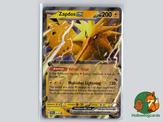 Image of Zapdos ex Scarlet and Violet Promos (SVP) #49