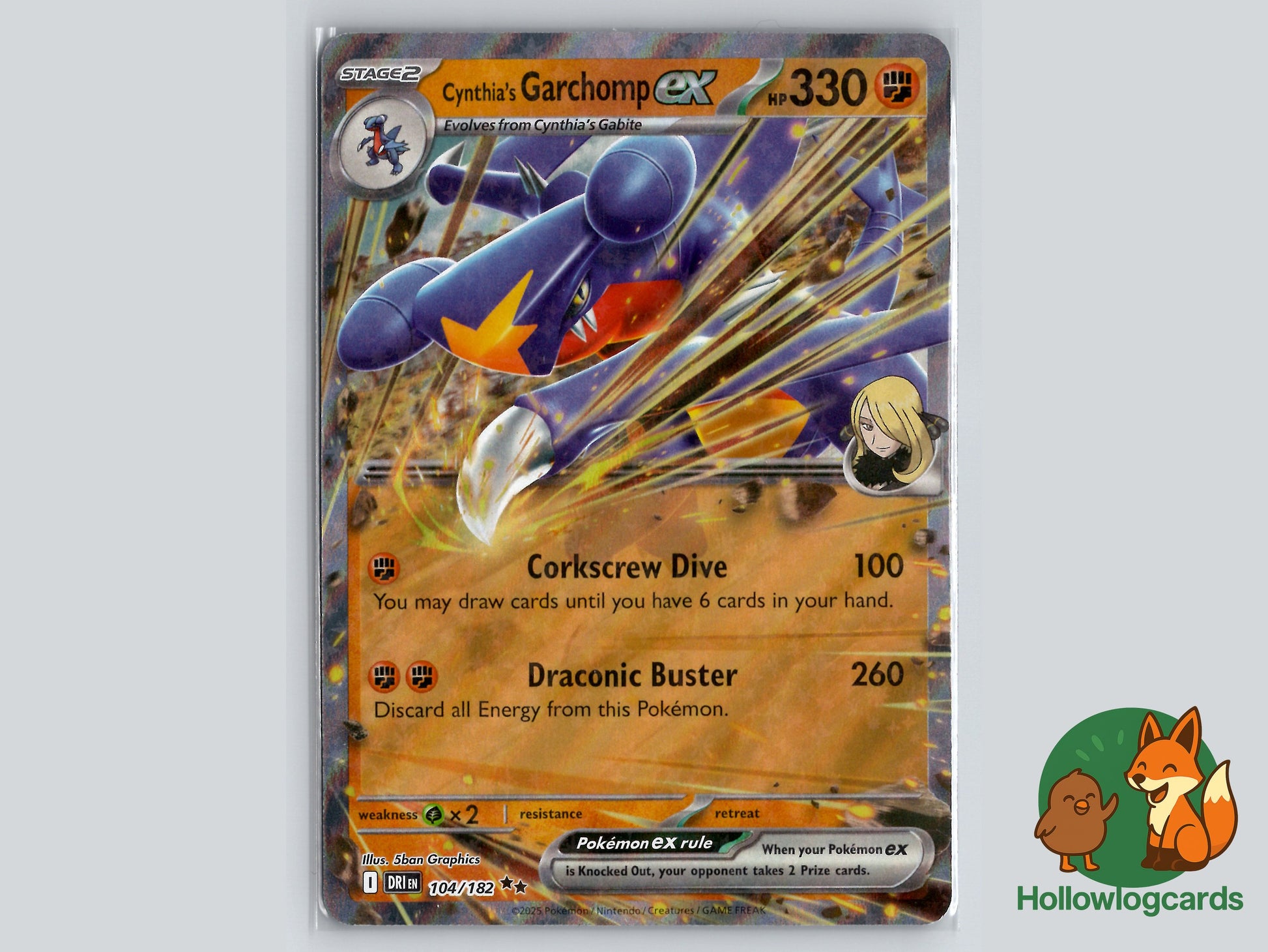 Image of Cynthias Garchomp ex Destined Rivals (DRI) #104