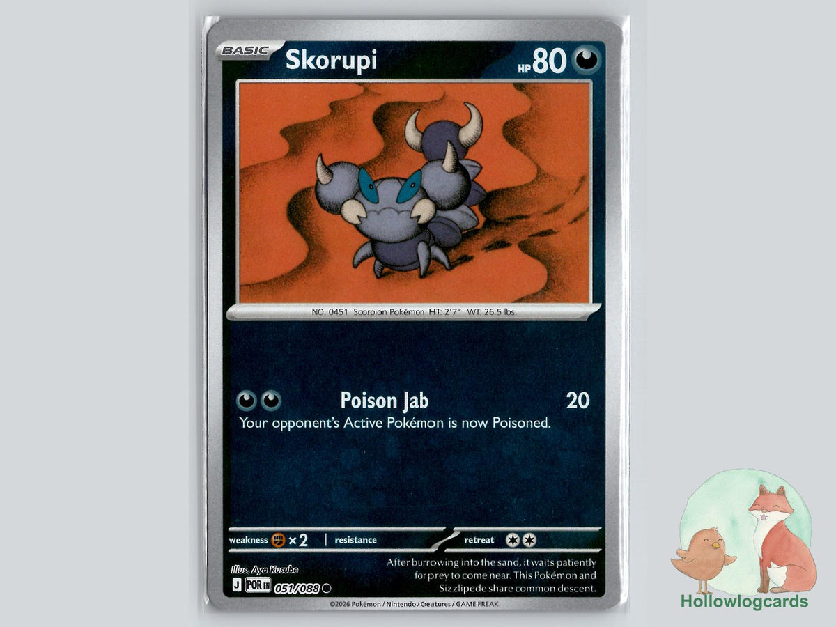 Skorupi (051/088) Pokémon Card