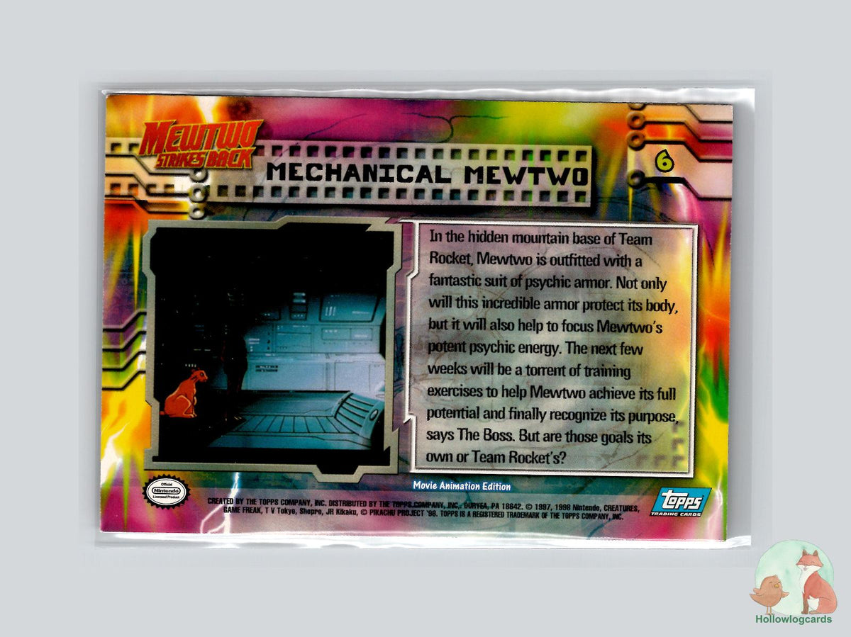 Mechanical Mewtwo [Mewtwo] (#6) - Topps Mewtwo Strikes Back