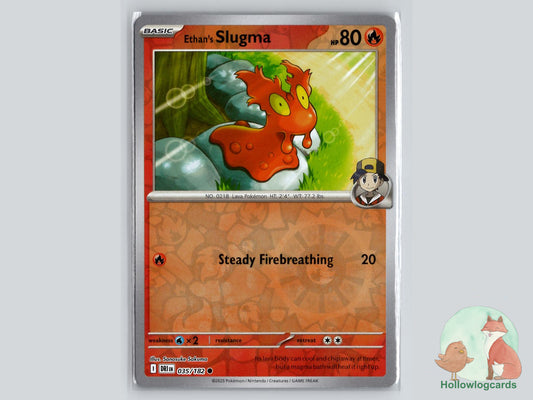 Ethan's Slugma (035/182) - Destined Rivals Pokémon Card