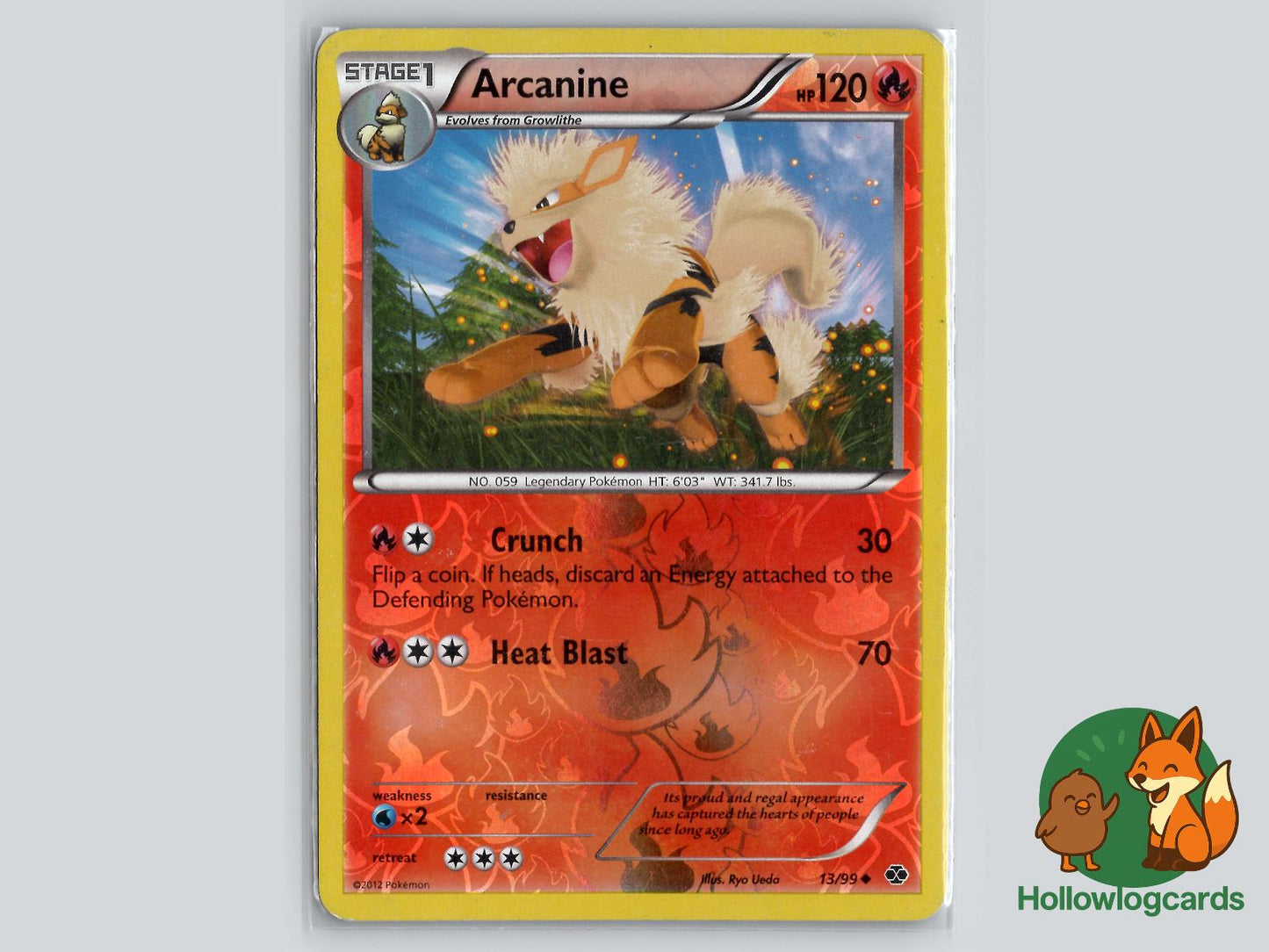 Arcanine (13/99) - Next Destinies Pokémon Card