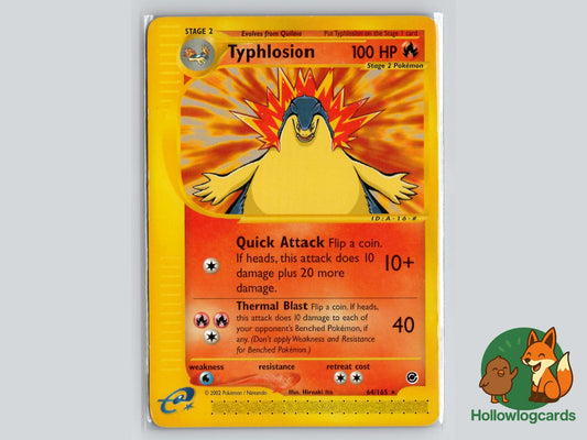 Typhlosion (64/165) - Expedition Base Set Pokémon Card