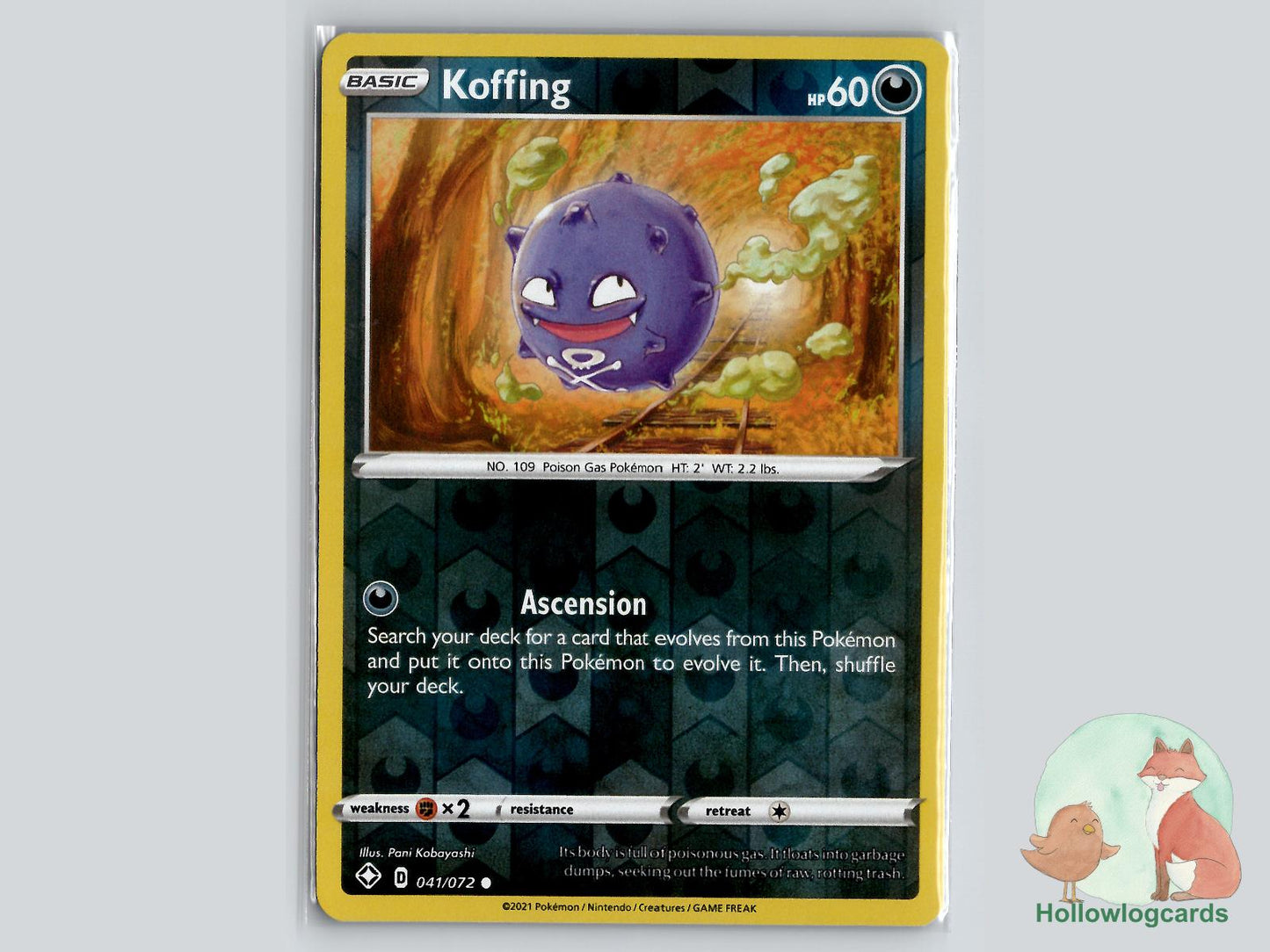 Koffing (041/072) - Shining Fates Pokémon Card