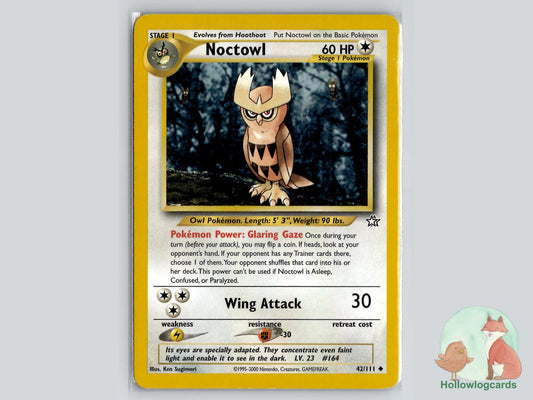 Noctowl (42/111) - Neo Genesis Pokémon Card