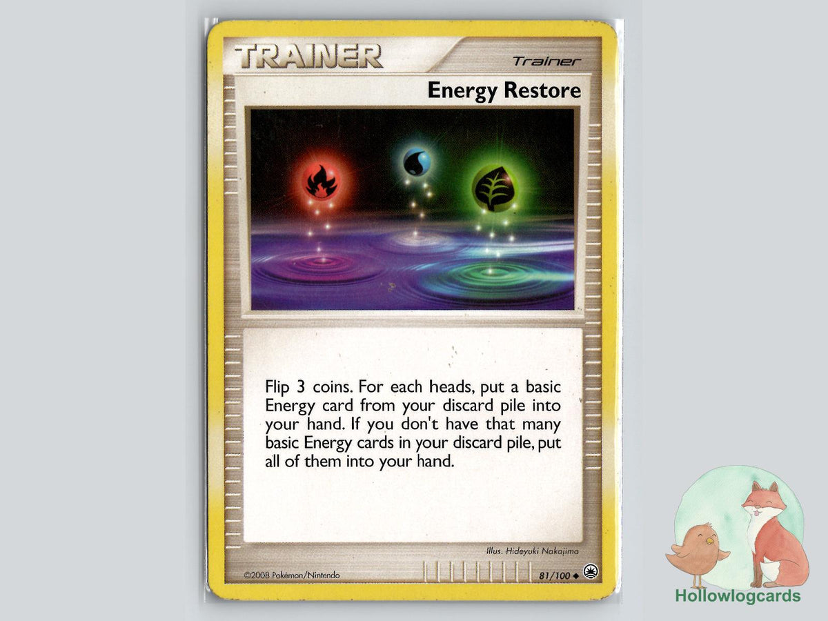 Energy Restore (81/100) - Majestic Dawn Pokémon Card