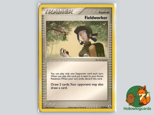 Fieldworker (73/92) - Legend Maker Pokémon Card