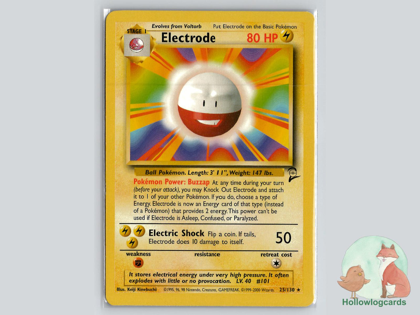 Electrode (25/130) - Base Set 2 Pokémon Card