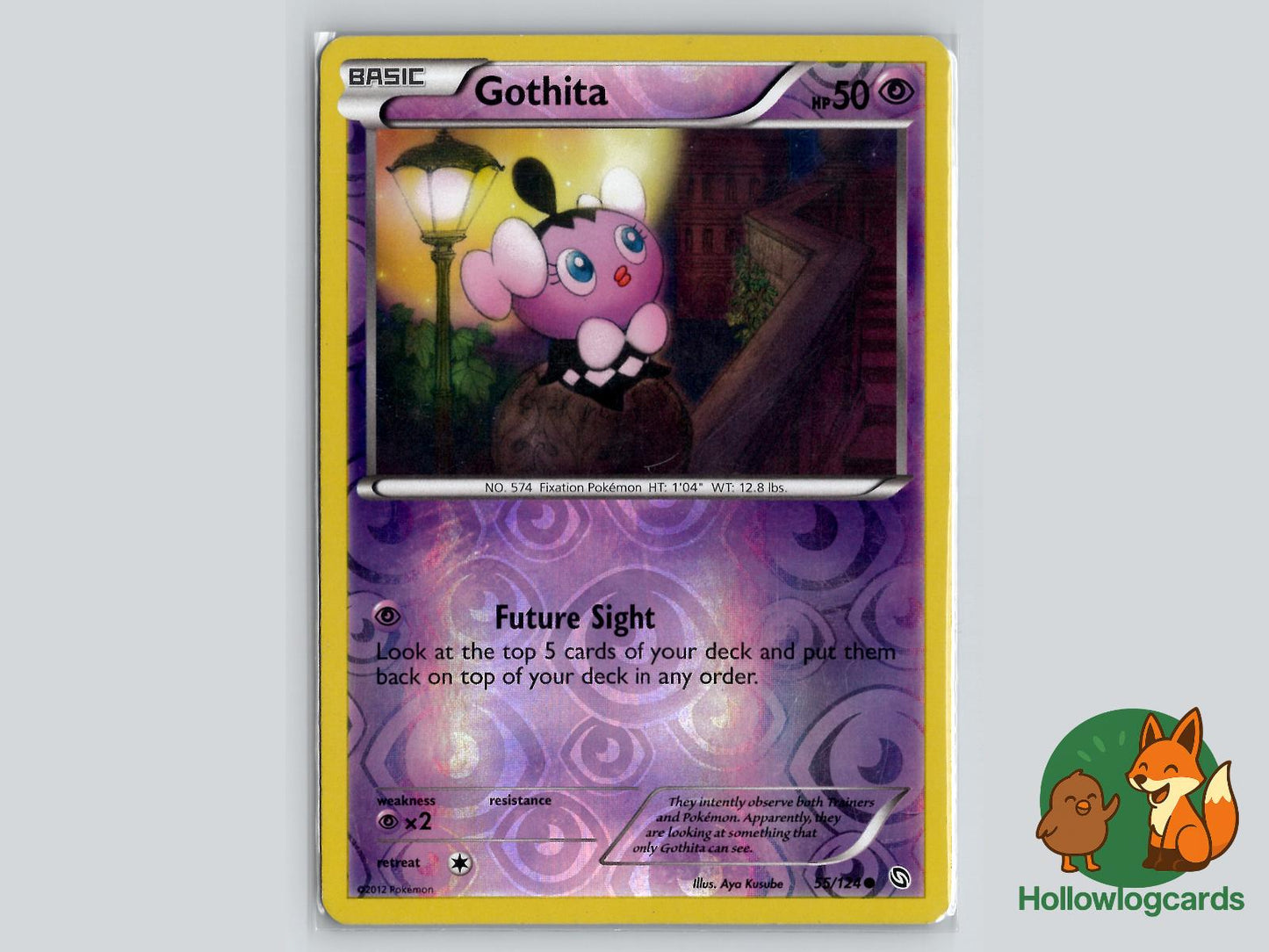 Gothita (55/124) - Dragons Exalted Pokémon Card