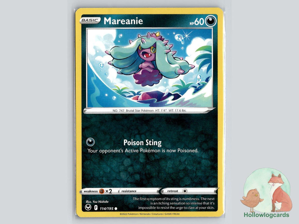 Mareanie (114/195) - Silver Tempest Pokémon Card
