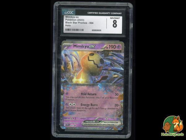 Graded Mimikyu EX (004) Black Star Promos - CGC Nm/Mint 8