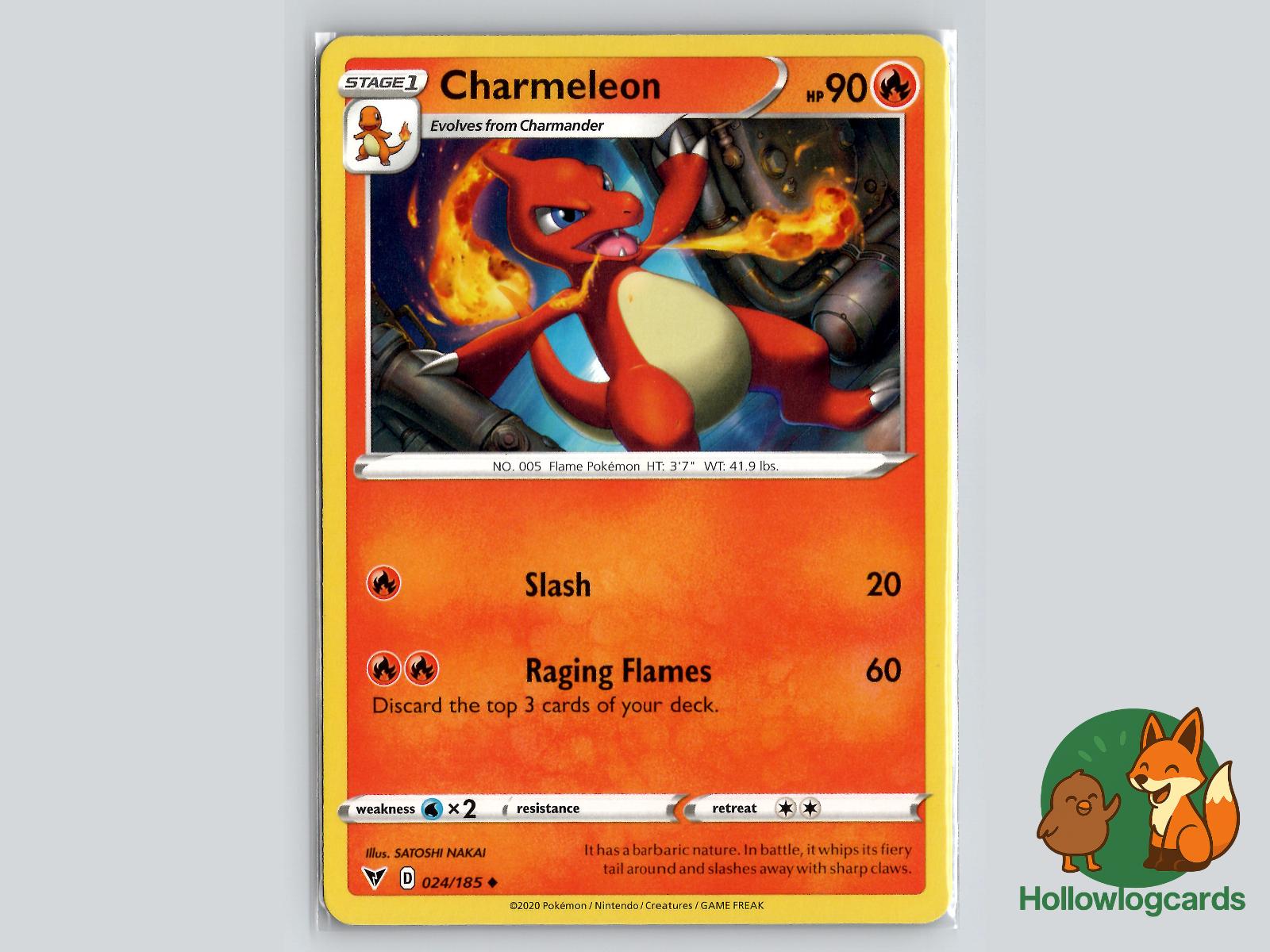 Charmeleon (024/185) - Vivid Voltage Pokémon Card