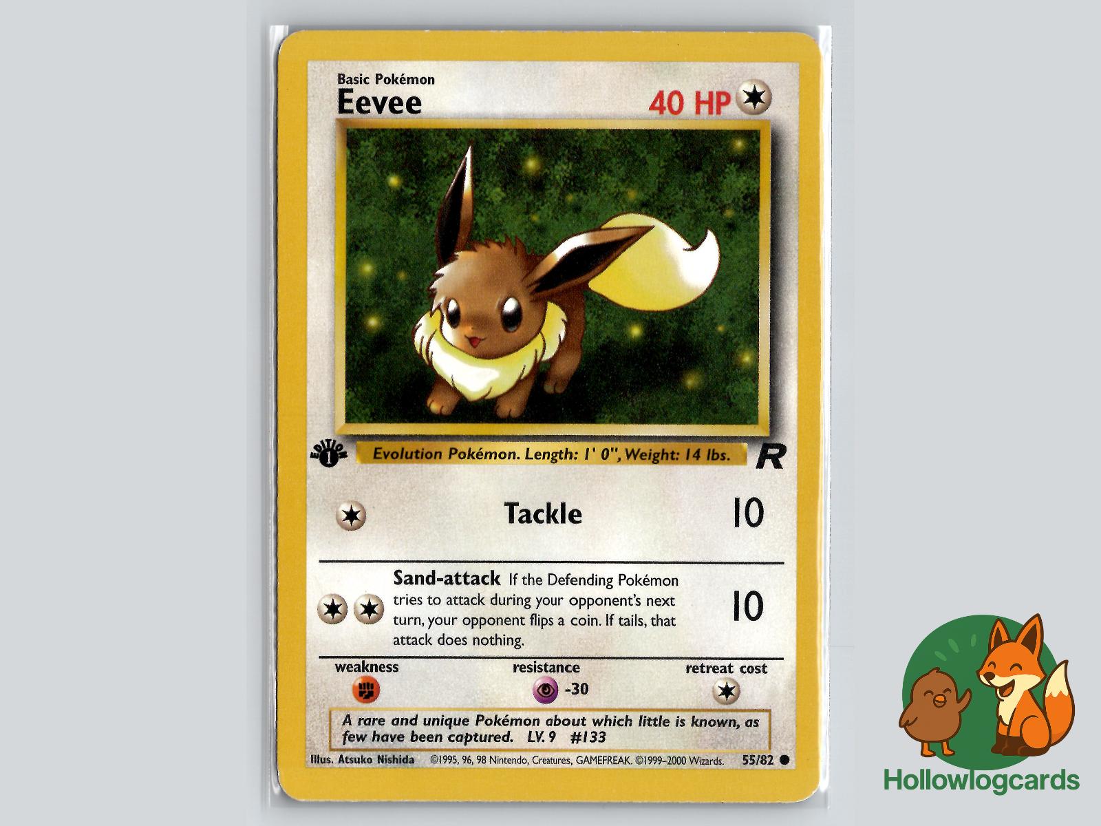 Eevee (55/82) - Team Rocket Pokémon Card