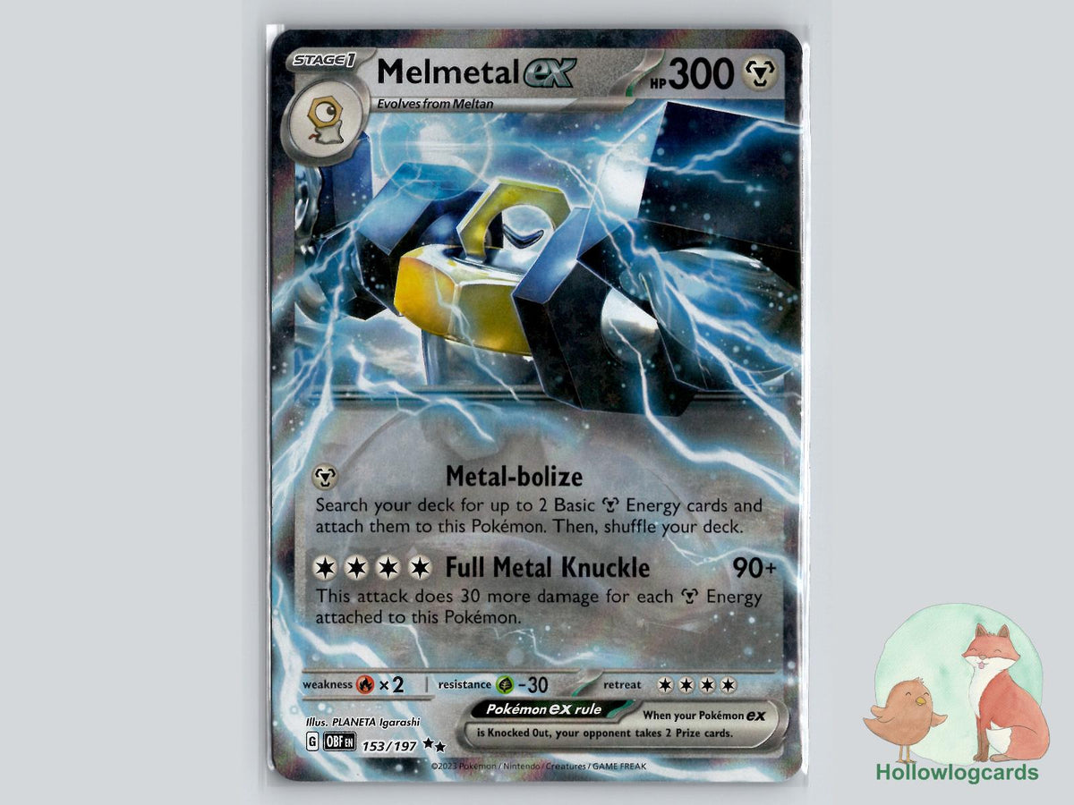 Melmetal ex (153/197) - Obsidian Flames Pokémon Card