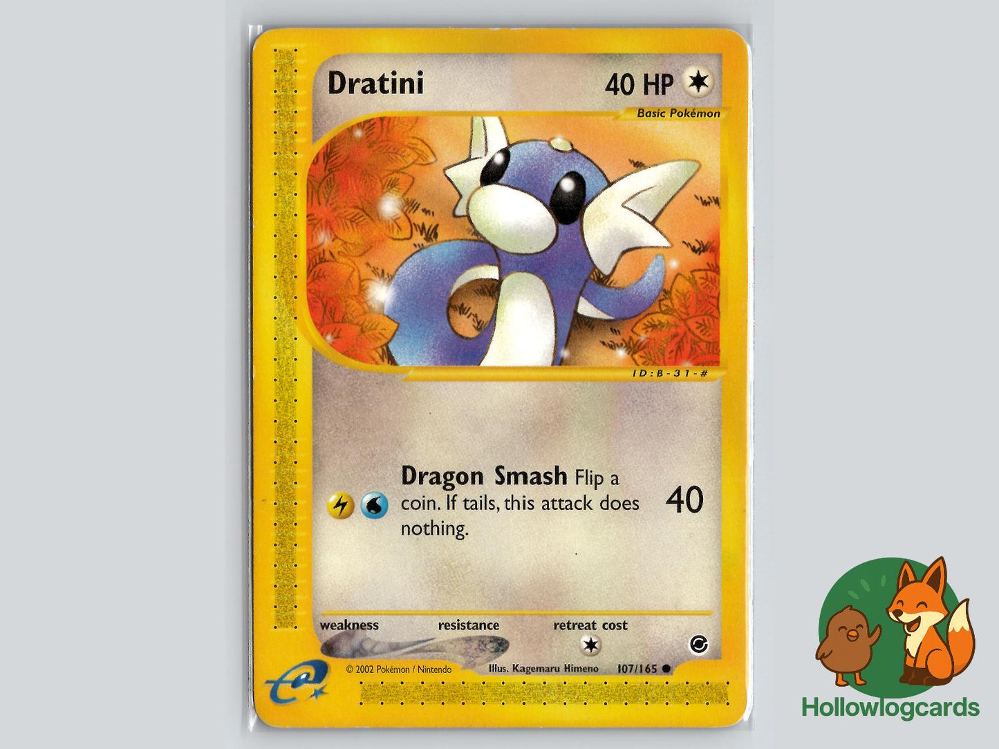Dratini (107/165) - Expedition Base Set Pokémon Card